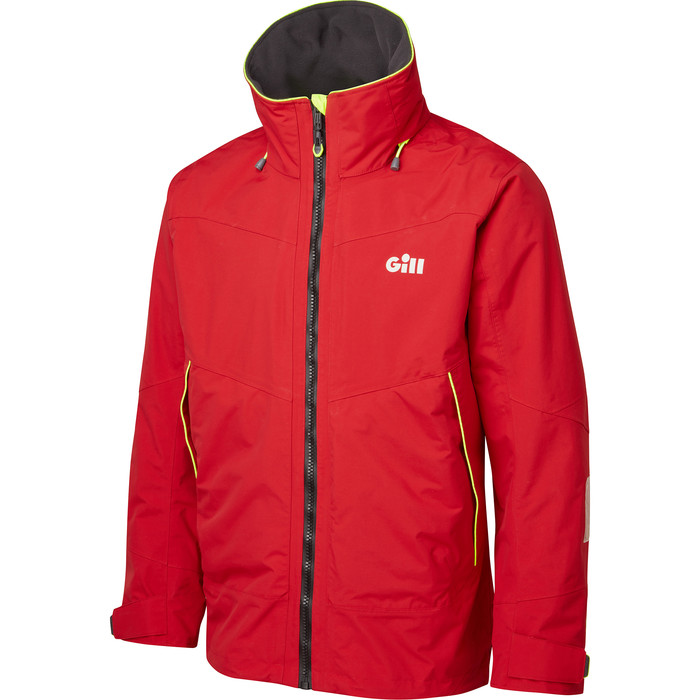 2024 Gill Hombre Os3 Coastal Chaqueta Os32j - Rojo